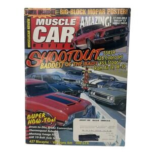 MUSCLE CAR REVIEW Magazine - January 1999‎ Issue - Trans Am 428 Cobra Jet RamAir